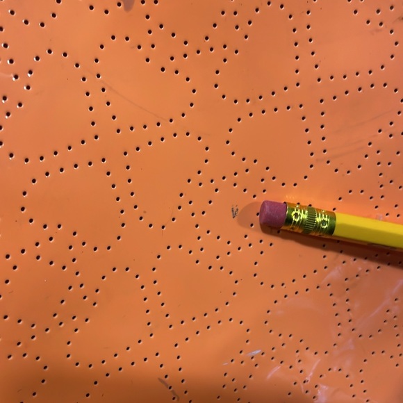 Kate Spade Patent Leather Neon Orange Tote Bag - Picture 4 of 17